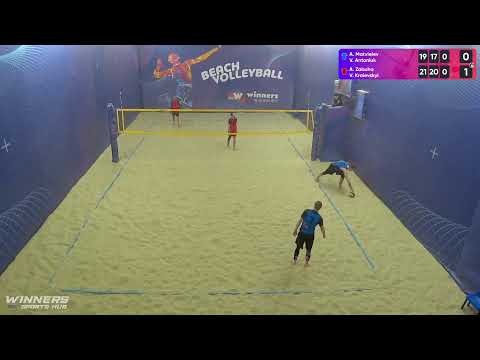 15:10 A. Matvieiev / V. Antoniuk - A. Zabuha / V. Kraievskyi 15.02.2023 | Winners Beach Volleyball