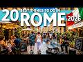 20 Best Things To Do In Rome Italy Travel Guide 2026 4K