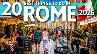 20 Best Things To Do in Rome Italy Travel Guide 2026 4K