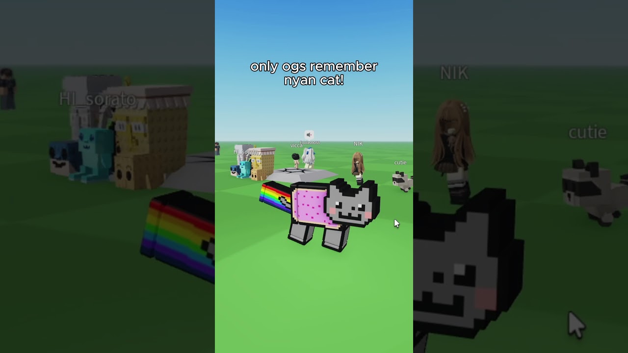 roblox nyan cat ugc emote 🤯🌈