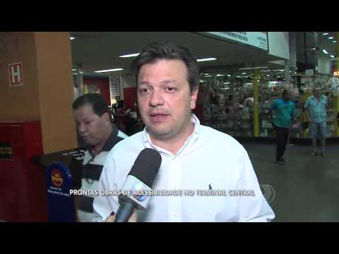 JORNAL PARANAÍBA - Prontas obras de acessibilidade no terminal central