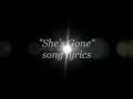 Steelheart - She's Gone lyrics 