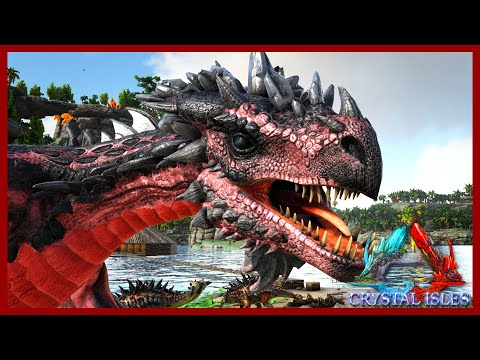 Blood Crystal Wyvern Taming! Crystal Isles Map! Ep 7!