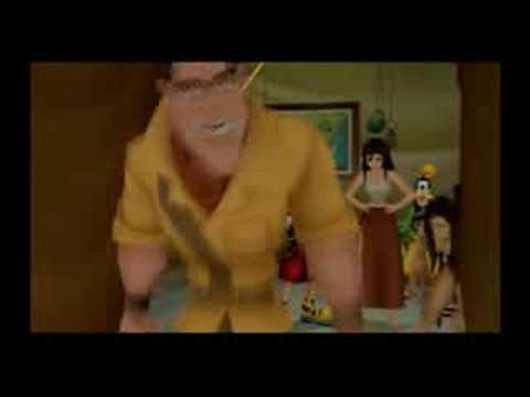 KH, Japanese cutscene: 73 - Deep Jungle (Part 9)