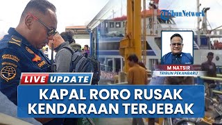 Mobilitas Warga Terganggu, Blok Pelabuhan Bengkalis Macet Parah Buntut Kerusakan Kapal Roro