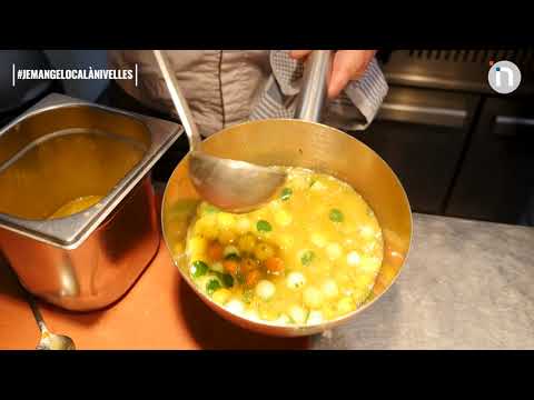 Quenelles de Saint Jacques épinards, pot au feu de légumes, sabayon au Chardonnay par Dis Moi Où