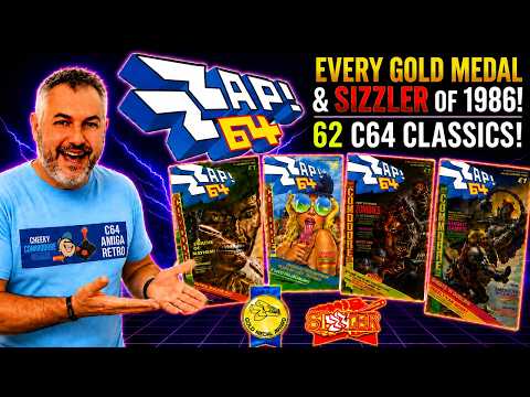 Every Zzap!64 Gold Medal & Sizzler of 1986 | The Best Commodore 64 Games?