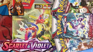 NEW SET SPARKLES - Opening a Scarlet and Violet Build & Battle Box Plus 3 Packs of Pokemon Cards! by Flammable Lizard