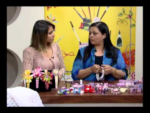 Mulher.com 07/08/2012 Valeria Soares - Arquinho Trançado Com fitas 01