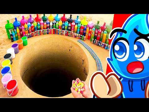 9,895,346 Sodas vs GIGANTIC Mentos Explosion!