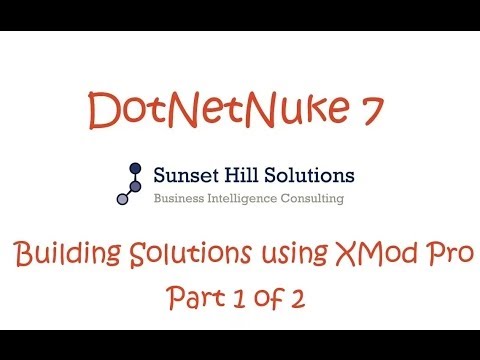 DotNetNuke 7 and XMod Pro - Part 1 of 3