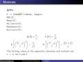 Gamma Distribution Moments