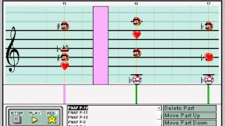 Five Nights at Freddys Song (TLT) in Mario Paint C
