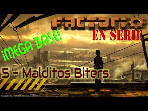 Mega Base - Factorio 0.14 - Gameplay en Español - #5 Biters a la vista