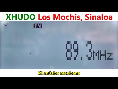 89.3 XHUDO - Los Mochis, Sinaloa captada en Zapopan (oeste), Jalisco