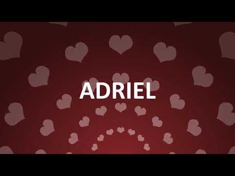 HAPPY BIRTHDAY ADRIEL