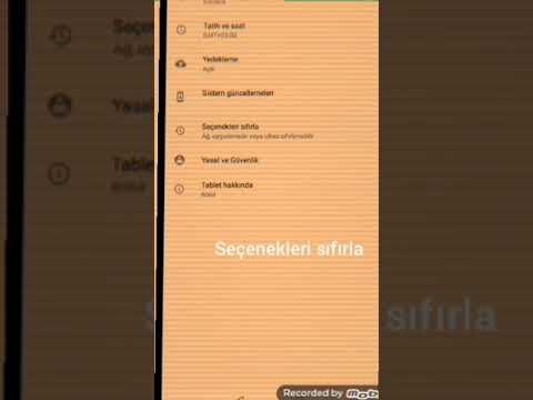 Alcatel tablet sıfırlama #keşfet #etiket