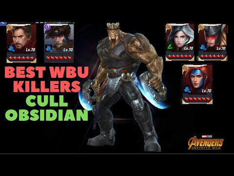 Top 5 (Not Easy) Clears VS Stage 50 Cull Obsidian World Boss Ultimate (WBU) - Marvel Future Fight