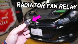 DODGE DART RADIATOR FAN RELAY, PWM ENABLE RELAY LOCATION REPLACEMENT. CAR OVERHEATING