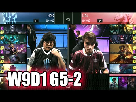 Unicorns of Love vs H2K | Game 2 S6 EU LCS Summer 2016 Week 9 Day 1 | UOL vs H2K G2 W9D1 1080p