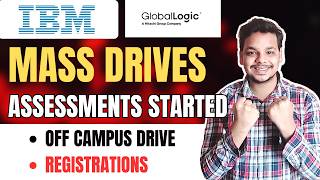 IBM Mass Drive Announced Again | Salesforce , Globallogic Direct Hiring | Off Campus Drive Freshers