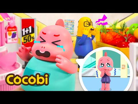 Coco Gets Lost in the Supermarket + and More Safety Tips | Kids Songs | Cocobi
