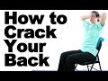 How To Crack Your Back Ask Doctor Jo