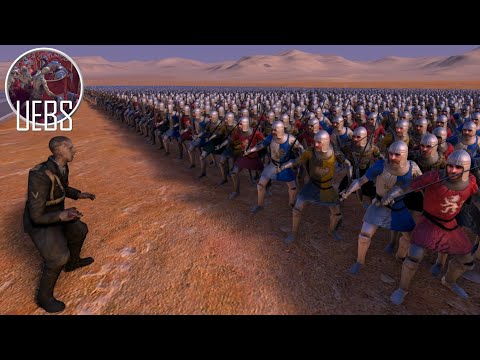 1 Nazi Zombie VS. 12,000 Footman - Ultimate Epic Battle Simulator - UEBS