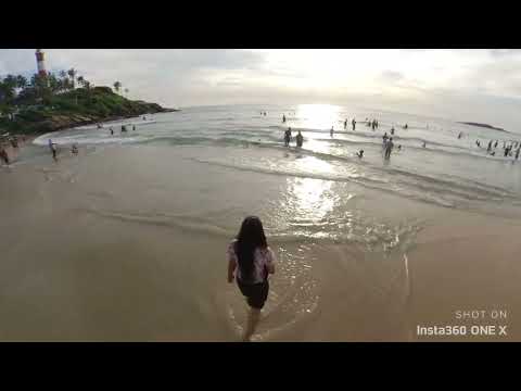 South India tour #bhagya #kovalambeach  1