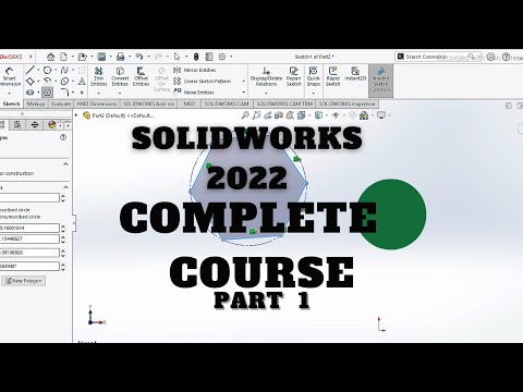 Solidworks 2022 complete course part 1