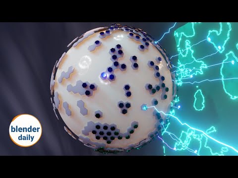 Hexagons: Dual Mesh | Blender Geonodes Daily, tip 68