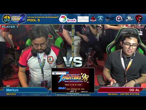 Markyo vs DG AL - KOF '98 Neo Geo World Tour Season 2 Las Vegas Stop Pools