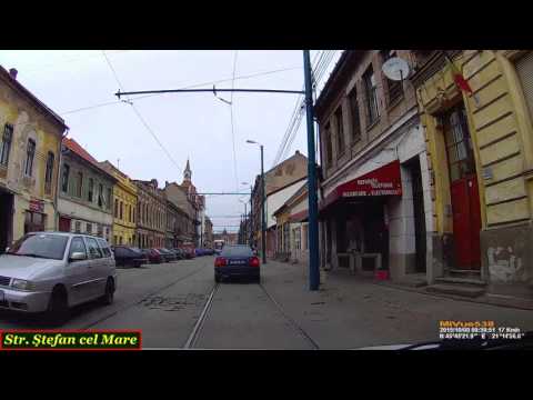 Driving in Timişoara:  Calea Buziaşului - Calea Lipovei  (Timelapse 2x)