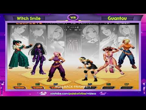 Witch Smile Vs Guantou (罐頭) KOF 2002 UM - Ambos São Grandes Jogadores