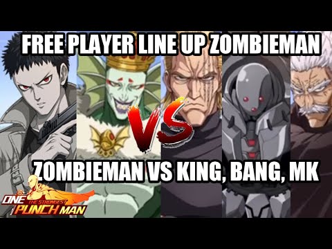 ZOMBIEMAN META GG : MOSQUITO GIRL, DEEP SEA KING, SILVERFANG, GRORIBAS - One Punch Man The Strongest
