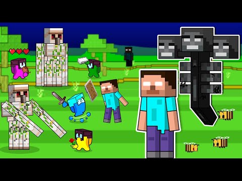 Minecraft Animation: Among Us vs Herobrine X Wither