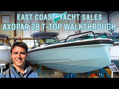 Axopar 28 T-Top Walkthrough Tour - SOLD