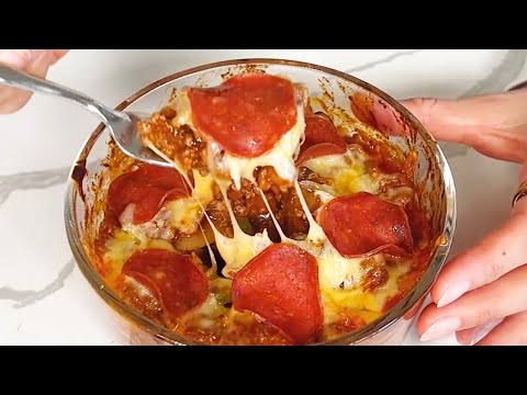 High-Protein Keto Pizza Bowl 🍕