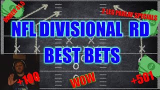 NFL Divisional Rd Best Bets - 2 Play Parlays