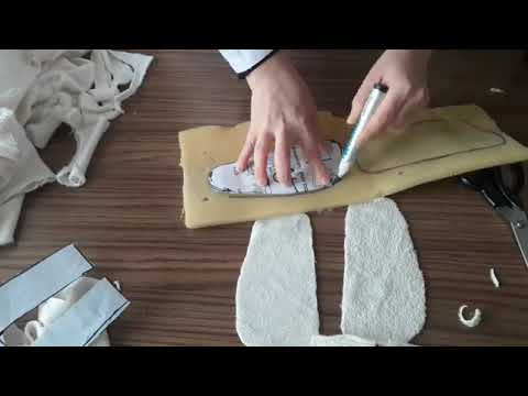 Kedili ev patiği yapımı