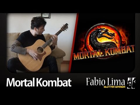 Mortal Kombat Theme on Fingerstyle by Fabio Lima (GuitarGamer)