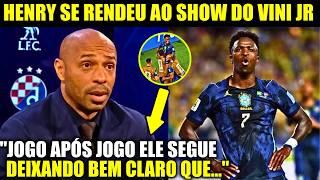 🚨NOSSA! OLHA COMO O HENRY REAGIU AO SHOW DO VINI JR NA COPA DO MUNDO!