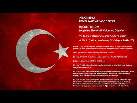 Anayasa - İkinci Kısım - Madde 53