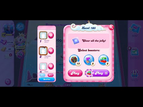 Candy Crush Saga Level 105
