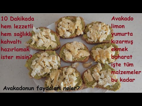 Vlog Mutfakta || Ekmek Üstü Yumurta ve Avakado || Olmuş Avakado Nasıldır? Hem Lezzetli Hem Sağlıklı