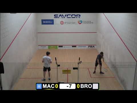 Finnish Open 2018: Stuart Macgregor ENG - Matthew Broadberry ENG