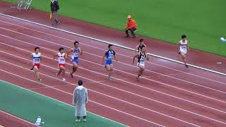 東部選手権　男子100ｍ　予選3組