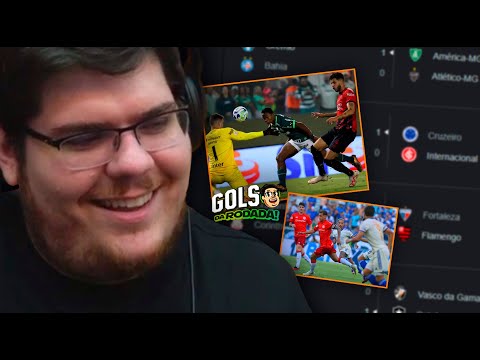 CASIMIRO REAGE: GOLS DA RODADA 32 - BRASILEIRÃO 2023 | Cortes do Casimito