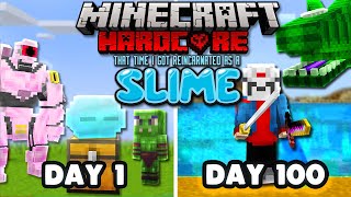 I Survived 100 Days in That Time I Got Reincarnated as a Slime in Hardcore Minecraft...