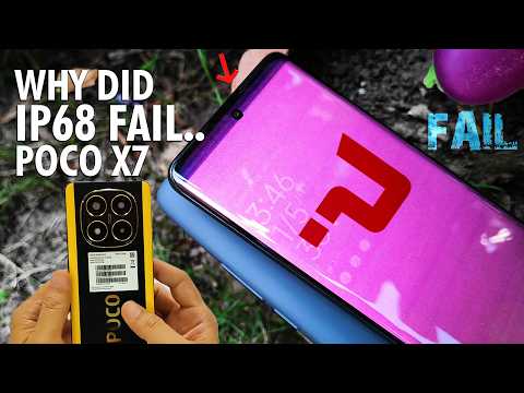 Poco X7 5G Waterproof Test FAIL - Fake IP68? 1st big Failure of Poco Waterproof Damage Test